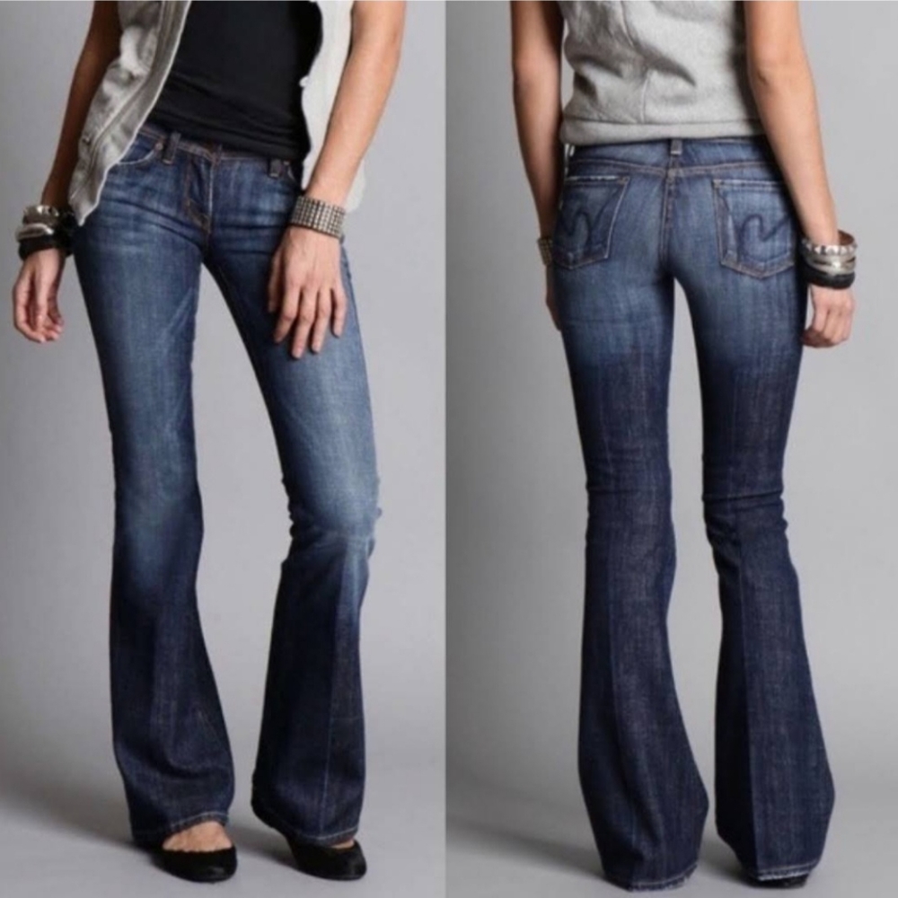 Citizen of Humanity Ingrid 002 Low Waist Flare Stretch 26 Y2K Vintage
